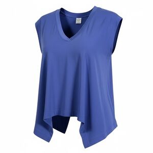 Athleta Tie/Open Back Tee Shirt Purple Size Small